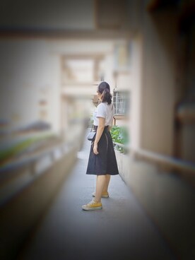 「MU（エムユー）のアイテム（アクセサリー）」を使った、Molly4⃣️魔力さん（レディース・167cm）の秋コーディネート