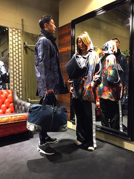 「Denime」｜やまし〜さん（メンズ・185cm）の冬コーディネート