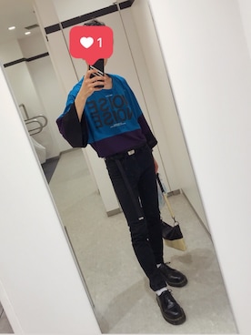「SHAREEF（シャリーフ）のアイテム（バッグ）」を使った、やまだだいちさん（メンズ・168cm）の夏コーディネート