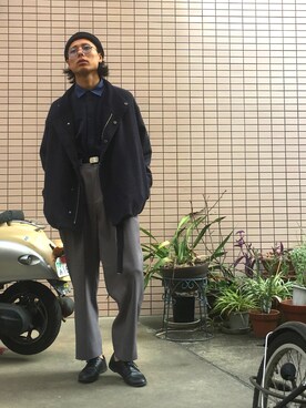 katuuuoさん（メンズ・165cm）の冬コーディネート
