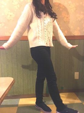 akichanさん（レディース・154cm）の冬コーディネート