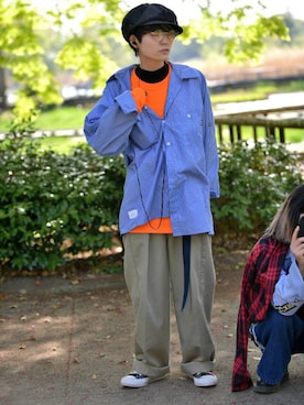 「RULER（ルーラー）のアイテム」を使った、たなちゅんさん（レディース・153cm）の春コーディネート