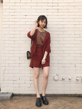 かとまりさん（レディース・166cm）の秋コーディネート