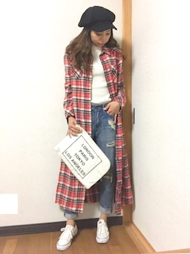 YUKAKO.❥さん（レディース・155cm）の冬コーディネート