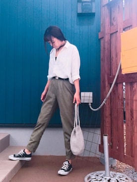 momogom105さんの（MOUSSY | マウジー）を使ったコーディネート