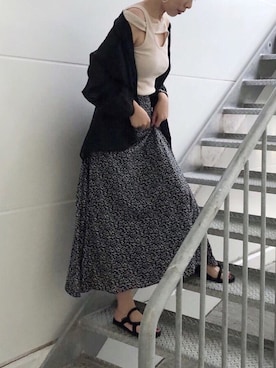 「Littlesuzie」｜「アイテム（スカート）」を使った、hrk☺︎tさん（レディース・157cm）の夏コーディネート