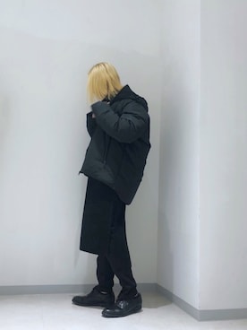 「COLONY 2139（コロニートゥーワンスリーナイン）のアイテム（ダウンジャケット/コート）」を使った、hrk☺︎tさん（レディース・157cm）の冬コーディネート