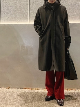 「ANDERSSON BELL（アンダースンベル）のアイテム（トップス）」を使った、当麻さん（メンズ・177cm）の冬コーディネート