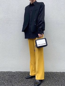 「MARC JACOBS（マークジェイコブス）のアイテム（バッグ）」を使った、当麻さん（メンズ・177cm）の春コーディネート