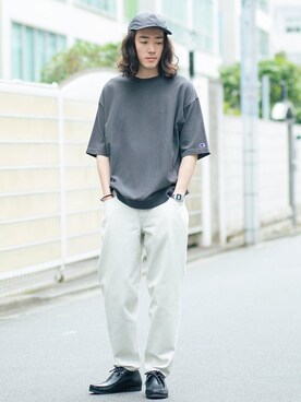 Rintaro Noguchiさん（メンズ・175cm）の夏コーディネート