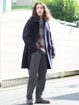 Rintaro Noguchiさん（メンズ・175cm）の冬コーディネート