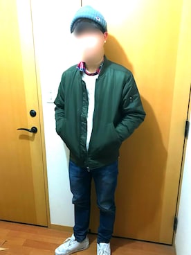 「RODEO（ロデオ）のアイテム」を使った、れいさん（メンズ・166cm）の冬コーディネート