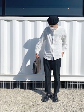 「Samansa Mos2（サマンサ モスモス）のアイテム」を使った、きのお。きのこ。さん（メンズ・178cm）の春コーディネート
