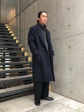 「UNITED ARROWS（ユナイテッドアローズ）のアイテム（ブルゾン）」を使った、Nishizawa Masatakaさん（メンズ・173cm）の冬コーディネート