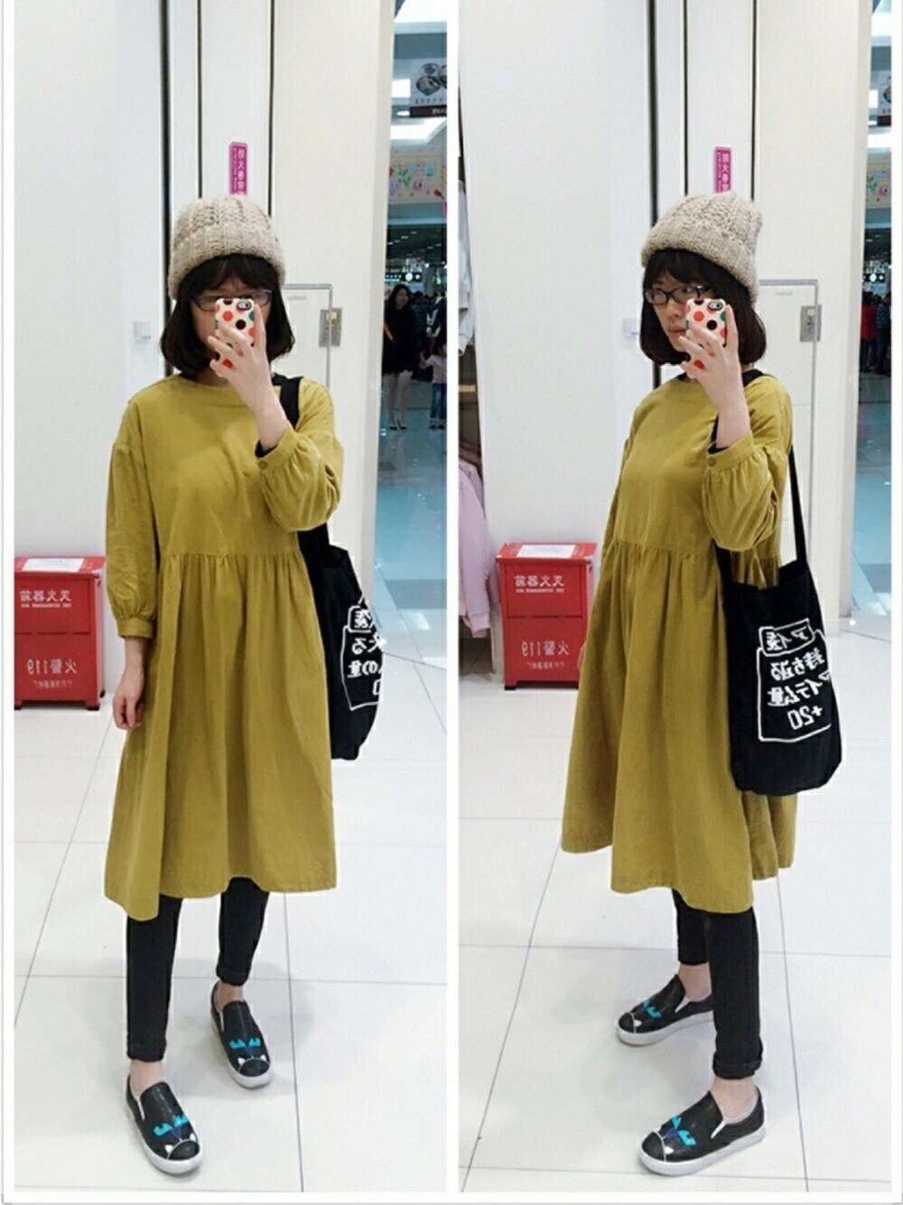 「coordinate、ootd、ｂｕｌｌｅ　ｄｅ　ｓａｖｏｎ、休日スタイル」｜「cospaのアイテム（バッグ、ブラック系）」を使った、Y少先队员Yさん（レディース・163cm）の冬コーディネートの1枚目の写真