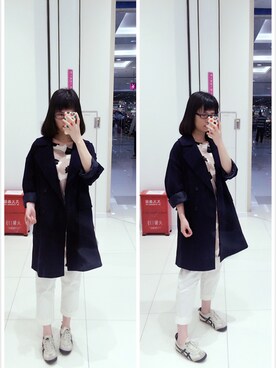 Y少先队员Yさん（レディース・163cm）の春コーディネート