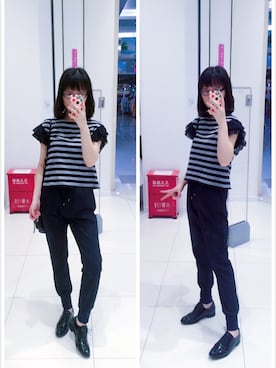 「Devinette」｜「アイテム（パンツ）」を使った、Y少先队员Yさん（レディース・163cm）の春コーディネート