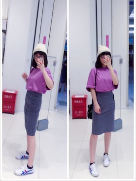 Y少先队员Yさん（レディース・163cm）の夏コーディネート