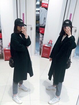「87mm（87mm）のアイテム」を使った、Y少先队员Yさん（レディース・163cm）の冬コーディネート