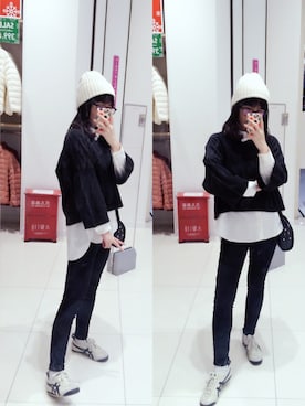 Y少先队员Yさん（レディース・163cm）の冬コーディネート