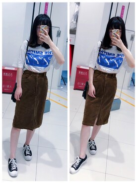 Y少先队员Yさん（レディース・163cm）の夏コーディネート