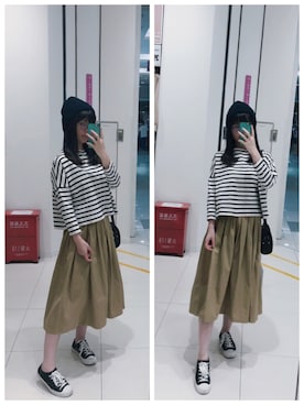 Y少先队员Yさん（レディース・163cm）の秋コーディネート