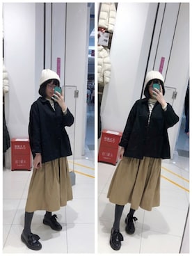 Y少先队员Yさん（レディース・163cm）の秋コーディネート