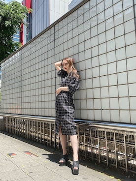 「アイテム（ワンピース、その他）」を使った、sanaekawaiさん（レディース・163cm）の春コーディネート