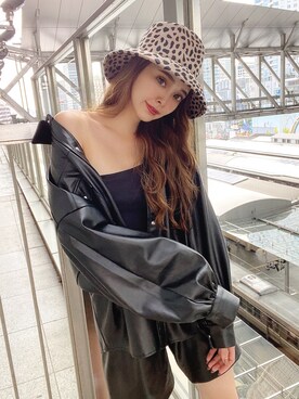 「EMODA（エモダ）のアイテム（その他アウター）」を使った、sanaekawaiさん（レディース・163cm）の秋コーディネート