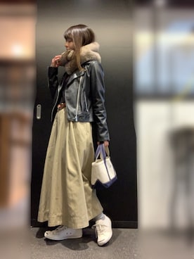 Rさん（レディース・153cm）の冬コーディネート