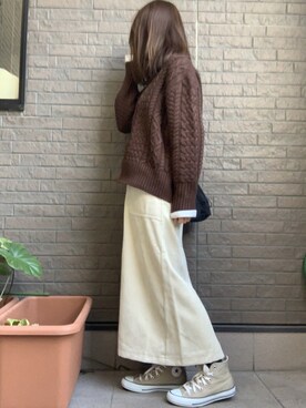 Rさん（レディース・153cm）の冬コーディネート