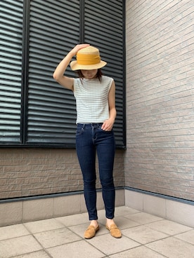 Rさん(レディース・153cm)の夏コーディネート