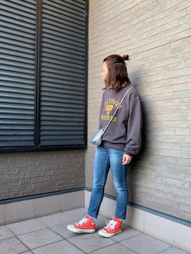 「neu-tre（ヌートル）のアイテム」を使った、Rさん（レディース・153cm）の秋コーディネート