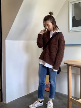 Rさん（レディース・153cm）の秋コーディネート