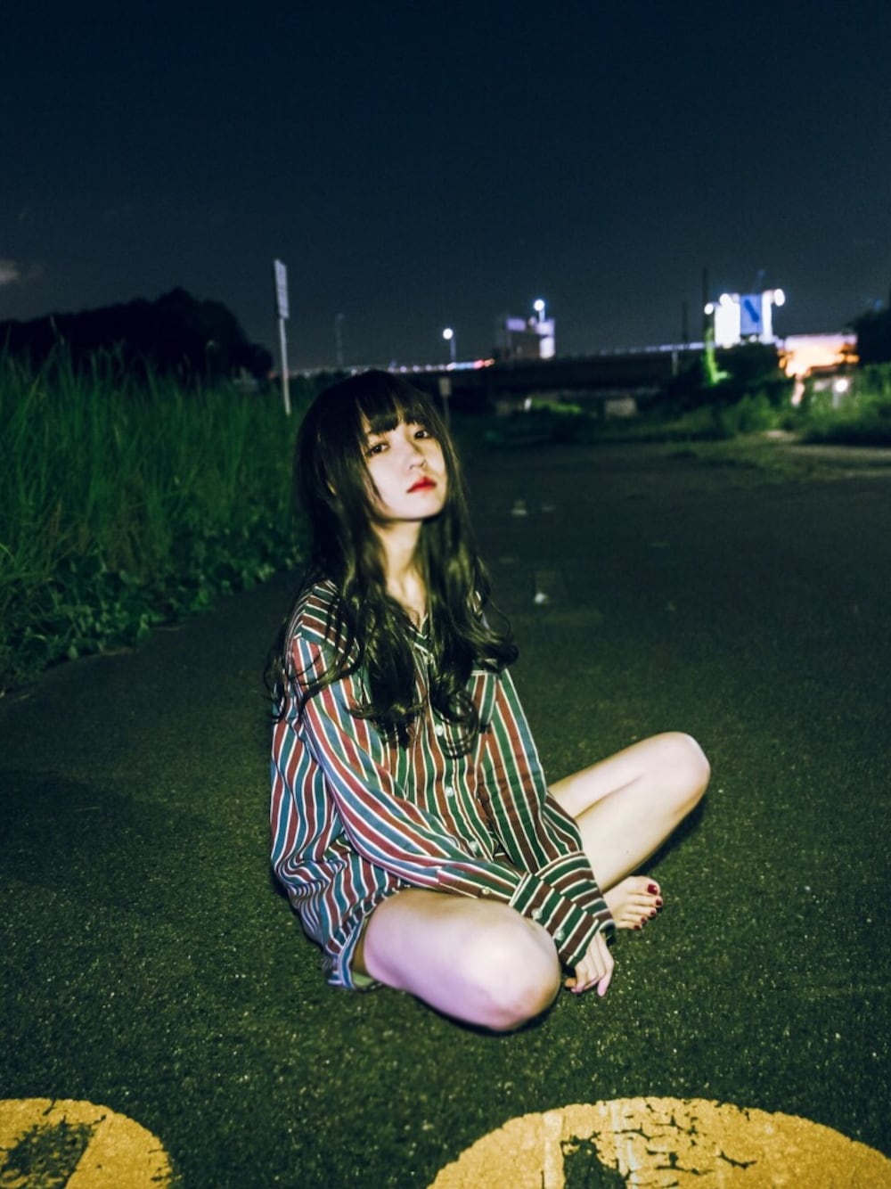 「ootd、roomwear、Peach John」｜「PEACH JOHNのレーヨンシャツパジャマセット（ルームウェア/パジャマ、ブルー系）」を使った、永田芙蓉さん（レディース・155cm）の秋コーディネートの1枚目の写真