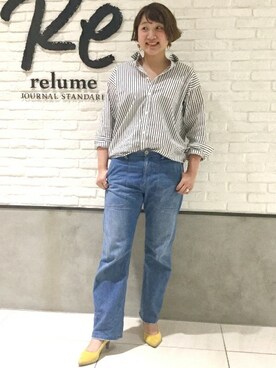 「relume」｜JOURNAL STANDARD relume札幌店スタッフさん（レディース・166cm）の冬コーディネート