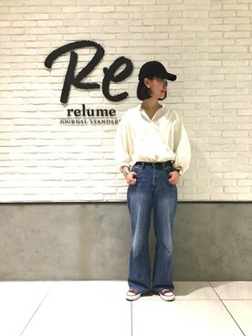 「relume」｜JOURNAL STANDARD relume札幌店スタッフさん（レディース・160cm）の春コーディネート