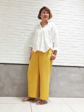 「relume」｜JOURNAL STANDARD relume札幌店スタッフさん（レディース・166cm）の夏コーディネート