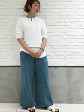 JOURNAL STANDARD relume札幌店スタッフさん（レディース・166cm）の夏コーディネート