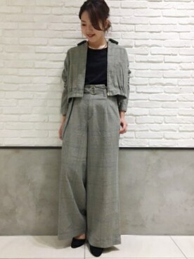 「relume」｜JOURNAL STANDARD relume札幌店スタッフさん（レディース・157cm）の秋コーディネート