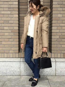 「STILMODA（スティルモーダ）のアイテム」を使った、JOURNAL STANDARD relume札幌店スタッフさん（レディース・157cm）の秋コーディネート