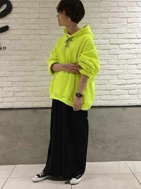 「CAMBER（キャンバー）のアイテム」を使った、JOURNAL STANDARD relume札幌店スタッフさん（レディース・164cm）の秋コーディネート