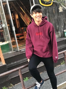 「青山学院大学」｜hayateさん（メンズ・170cm）の冬コーディネート
