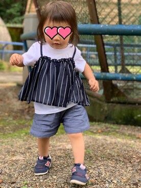 「Combi mini」｜🇷さん（キッズ・80cm）の夏コーディネート
