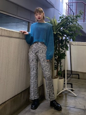 「Dr. Martens（ドクターマーチン）のDr.ﾏｰﾁﾝ　1460　8ホール（ブーツ）」を使った、cameronさん（レディース・167cm）の冬コーディネート