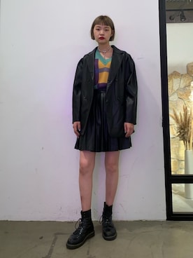 「パワショル」｜「アイテム（ジャケット/アウター）」を使った、cameronさん（レディース・167cm）の秋コーディネート
