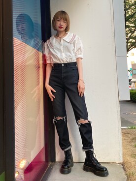 cameronさん（レディース・167cm）の春コーディネート