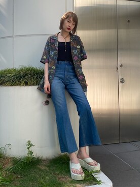 cameronさん（レディース・167cm）の春コーディネート