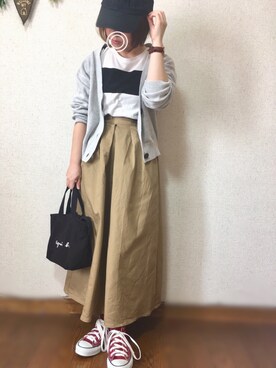 *ma.ru*さん（レディース・149cm）の春コーディネート