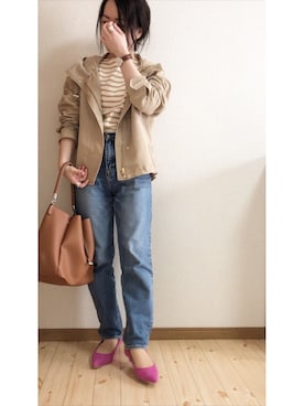 *ma.ru*さん（レディース・149cm）の春コーディネート